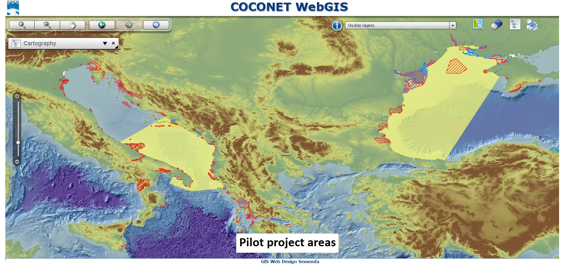 Pilot project areas platform