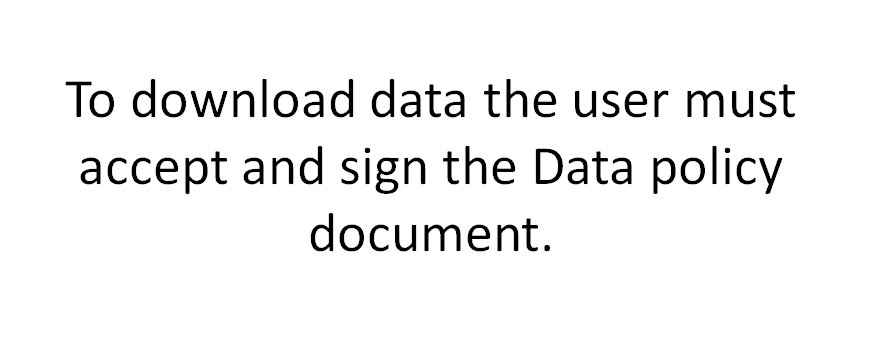 Data download notice